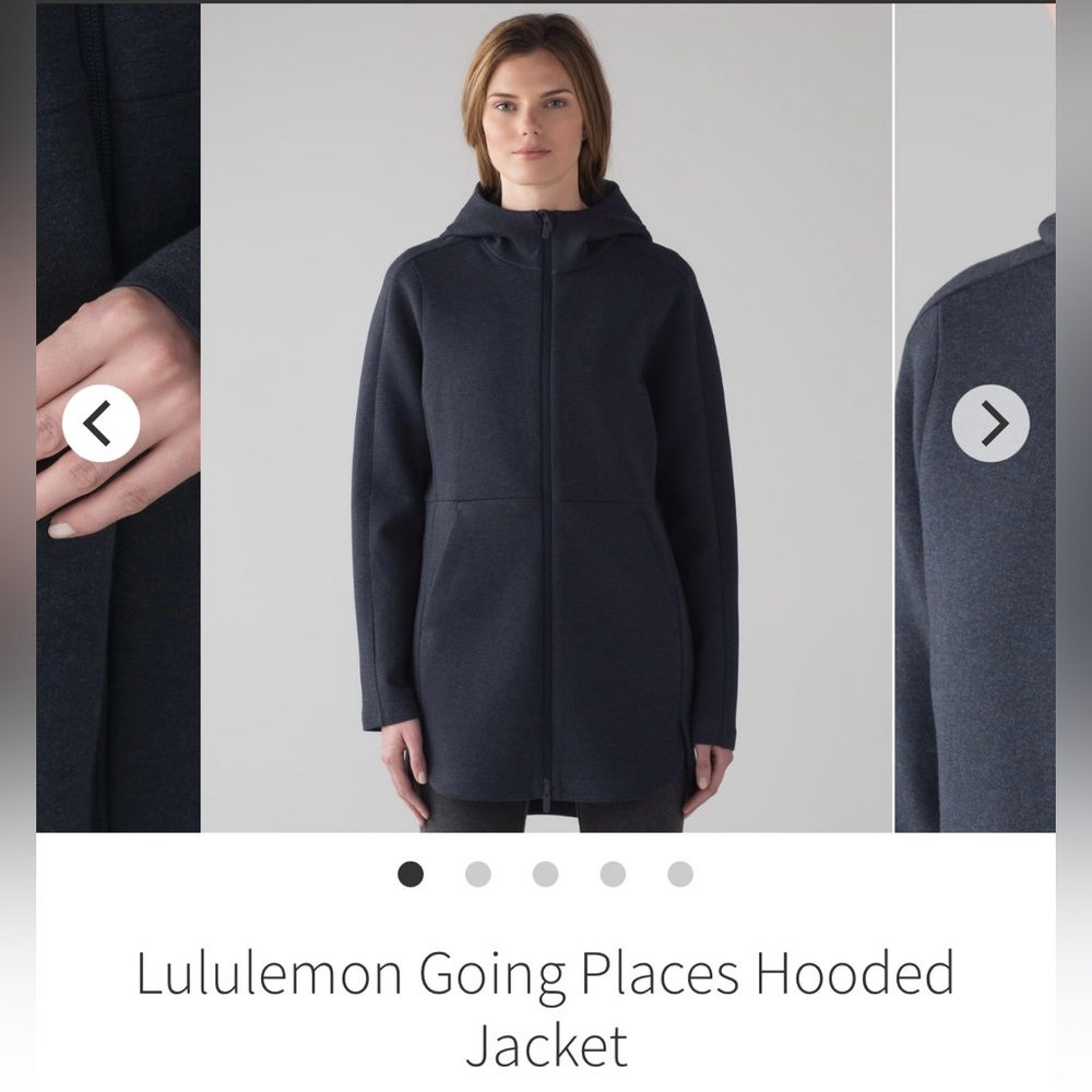 Lululemon Going Places Hooded Jacket - Heathered Inkwell